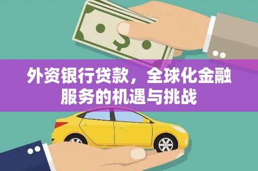 绥芬河外资银行贷款，全球化金融服务的机遇与挑战