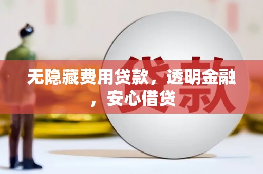 绥芬河无隐藏费用贷款，透明金融，安心借贷