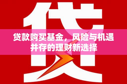 绥芬河贷款购买基金，风险与机遇并存的理财新选择
