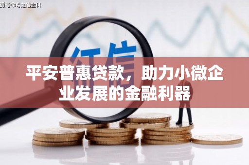 绥芬河平安普惠贷款，助力小微企业发展的金融利器