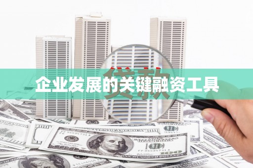 绥芬河企业发展的关键融资工具