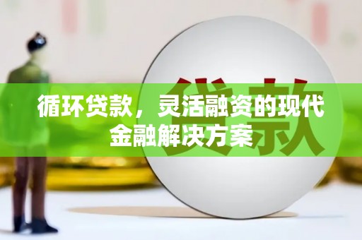 绥芬河循环贷款，灵活融资的现代金融解决方案