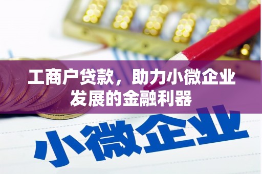 绥芬河工商户贷款，助力小微企业发展的金融利器