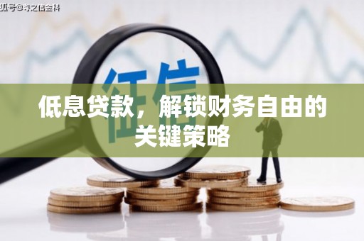 绥芬河低息贷款，解锁财务自由的关键策略