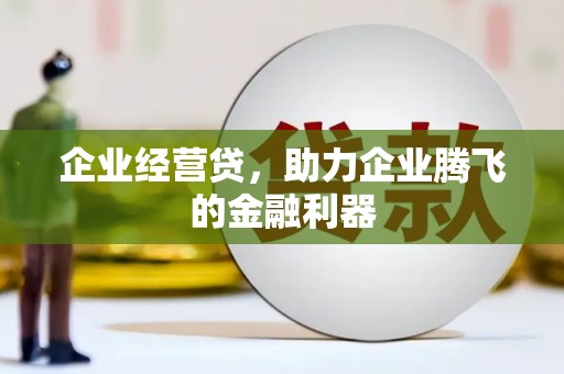 绥芬河企业经营贷，助力企业腾飞的金融利器