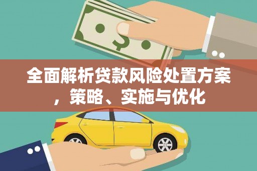 绥芬河全面解析贷款风险处置方案，策略、实施与优化