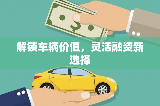 绥芬河解锁车辆价值，灵活融资新选择