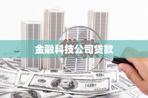 绥芬河金融科技公司贷款
