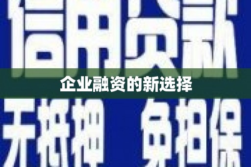 绥芬河企业融资的新选择