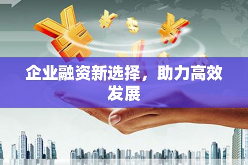 绥芬河企业融资新选择，助力高效发展